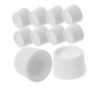 Beavorty Tappi Per Dentifricio a Vite Set Da 100 Pezzi Copertura Per Dentifricio in Plastica Autochiudente Anti-spreco Facile Da Installare Per Uso Quotidiano