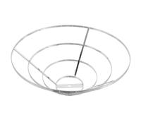 Beavorty Telaio per Paralume in Ferro Argento con 4 Cerchi di Dimensioni 8/15/22/29,5 Cm, Struttura a Gabbia a Filo per Illuminazione Fai da Te, per Camera da Letto e Sala da Pranzo