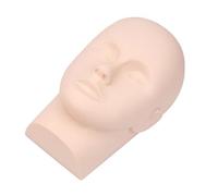 Beavorty Testa di Manichino in Silicone per Pratica Trucco e Addestramento Extension Ciglia Adatta per Dimostrazioni e Lezioni di Bellezza