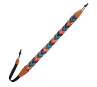 Beavorty Tracolla per Ukulele 21-26 Pollici senza Trapano Jacquard Multicolore Doppio Gancio a J, Cintura Regolabile per Strumenti Musicali Folk, Accessorio Pratico per Suonatori