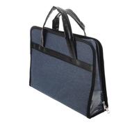 Beavorty Valigetta da Lavoro Portadocumenti Oxford con Serratura a Combinazione, Borsa Portadocumenti da Ufficio Portatile con Maniglia, Cartella da Viaggio per Documenti e Laptop Uomo