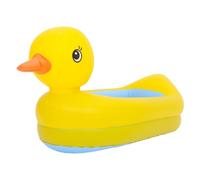 Beavorty Vasca da Bagno Gonfiabile per Ragazzo Ragazza Design Papera Gialla in Pvc, Portatile e Ergonomica, Adatta per Viaggio e Uso Domestico Doppia Modalità Seduta e Sdraiata
