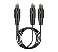 BEAZOOM 1 Ingresso 2 Uscite Digital Optical Audio Splitter Toslink SPDIF Adattatore per PS4 per Xbox -ray Player Home Cinema per Nero