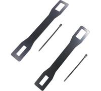 BEAZOOM 3333 Strumento di arresto del gas principale per valvole da 1/2" e 3/4", kit chiave di salvataggio in acciaio al carbonio con fascetta, argento, confezione da 2