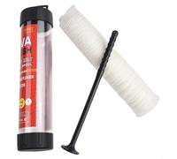 BEAZOOM 5 m PVA Rete da pesca a rete solubile in acqua sacchetti per esche con attrezzatura ecologica 37 mm (25 mm x 5 m)