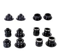 BEAZOOM Adattatore per mozzo della bicicletta a sgancio rapido su asse | 9 x 100 mm e 12 mm posteriore da 10 x 135 mm a 142 mm, in alluminio, per mountain bike e bici da corsa, nero