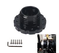 BEAZOOM Adattatore per volante in lega di alluminio per Thrustmaster T300, T500, per TS-PC, TX Racing Wheels, per staffa di montaggio compatta, nero