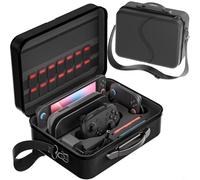BEAZOOM Borsa portaoggetti per Nintendo Switch 2, custodia messenger in nylon resistente, console portatile o a tracolla e accessori (nero)