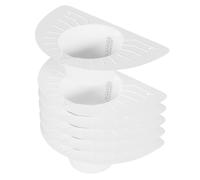 BEAZOOM Cappello per la raccolta delle urine da 900 ml con ali laterali antiscivolo, coppa per campioni a bordo largo per analisi delle urine e test sulle feci, bianco