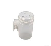 BEAZOOM Carp Fishing Pole Pot Plastic Rod Clip Feeder Cup for Precise Over Float Bait Delivery, trasparente L (S)