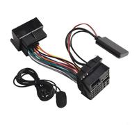 BEAZOOM Cavo adattatore AUX con microfono per Opel per Agila A Antara per Combo C per Corsa C D per Meriva A per Movano A per Signum per Tigra TwinTop (NUOVO stile)