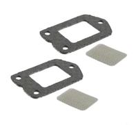 BEAZOOM Confezione da 4 pezzi per schermo parascintille e set di guarnizioni per SRM-225, 14586240630 14586642031, per SRM-200 per GT-231 parti (2 set)