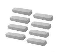 BEAZOOM Confezione da 8 spazzole in pomice naturale per barbecue, pareti piastrellate, lavandini e piscine, smacchiatore senza sostanze chimiche, 15 cm