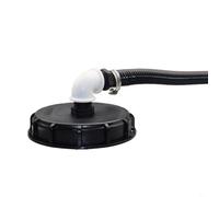 BEAZOOM Copertura automatica per macchina di rifornimento IBC DN150 con tubo a spirale da 25/32 mm e kit di collegamento per stoccaggio dell'acqua (25 mm)