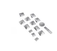 BEAZOOM Copertura per interruttore alzacristalli in argento cromato per per E W176 W204 W212 W246, set da 14 pezzi in ABS