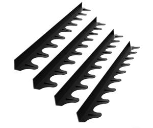 BEAZOOM Coperture in silicone per stufe, non provate e non, per affrontare il problema comune di incongruenze di altezza, migliora l'aspetto (nero)