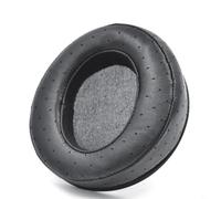 BEAZOOM Cuscinetti auricolari in pelle di capra per Samson Technologies SR850 SR950, comodi cuscinetti per cuffie non perforati, facili da installare, neri (fori)