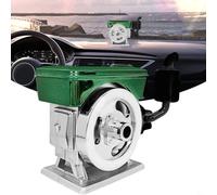 BEAZOOM Deodorante automatico a energia solare, diffusore per auto in stile vintage, purificatore per aromaterapia, per auto e scrivania di casa (Gardenia)