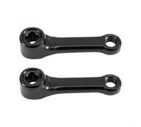 BEAZOOM Esercizio per pedivelle 89 mm coppia di ferro con foro quadrato e compatibilità pedale 916-20, adatto per sport indoor fitness bike, per nero