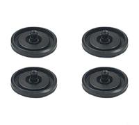 BEAZOOM Guarnizione a membrana nera per Fluidmaster 242/400/747 WC per valvola di riempimento serbatoio, parte 83143 (4 pezzi)