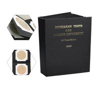 BEAZOOM Ishihara Professional Color Vision Test Book 2024, kit optometria a 38 piastre Rilevamento cecità rosso-verde, album per esami oculistici in carta