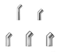 BEAZOOM Kit 5 in 1 con ugello ad aria calda piegato a 45° per 861/2008, 5-12 mm per saldatura al microscopio (5 pezzi)