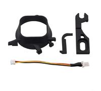 BEAZOOM Kit di installazione ventola stampata 3D per Dreamcast, compatibile con NF-A4x10 5V, staffa di raffreddamento silenziosa, nero (2)