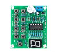 BEAZOOM Kit digitale con sistema cicalino a 8 vie, display a LED da 1,3 cm e pulsante di reset, apprendimento elettronico fai da te
