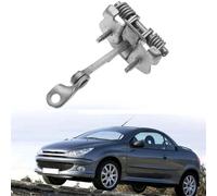 BEAZOOM Metallo Auto Anteriore per Porta Check Cinghia Cerniera Staffa 206 207 C2 DS3, per Limitatore di Fermaporta per Parte di Ricambio OE 9181C8 Argento