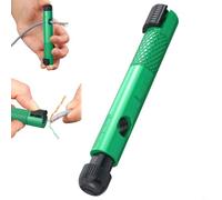 BEAZOOM Organizer compatto per cavi Cat5e per Cat6 Cat7, efficiente spellafili e raddrizzatore con tecnici IT della lama SK5, verde