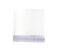 BEAZOOM Pellicola statica a righe per finestre, smerigliata, per la privacy della casa, blocco UV in bagno, cucina, balcone, ufficio (45 x 200 cm)