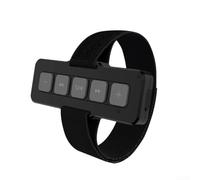 BEAZOOM Pulsante di controllo musicale compatto per sciare guida sicura | Design con montaggio sul manubrio, controllo di guida sicuro, adatto al volante di moto e auto, facile accesso