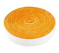 BEAZOOM Rotolo di nastro antiscivolo in microfibra, 10 m, per racchette da tennis, badminton, controllo del sudore, colore: rosso (arancione)