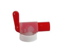 BEAZOOM Rubinetto in plastica per orticoltura DN36, per dispenser di nutrienti bianco rosso per serbatoi da 5-10 litri, robusto per rubinetto in PP per una gestione efficiente dell'acqua