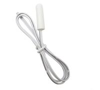 BEAZOOM Sensore di temperatura di ricambio per frigorifero 2K con teste rotonde o quadrate per il rilevamento della temperatura di conservazione frigorifera GE (testa rotonda)