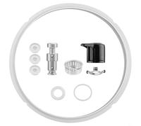 BEAZOOM Set di 10 accessori per pentola a pressione, con guarnizione per anello, valvola di rilascio vapore, valvola galleggiante e guarnizione, modelli da 5-6 litri