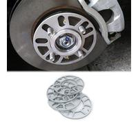 BEAZOOM Set di guarnizioni per mozzo auto, 3/5/8/10 mm, 4 pezzi, 4/5 Lug ET | 4pcs 3/5/8/10mm ruota per distanziali mozzo 4/5 Lug ET regolazione guarnizione flangia argento