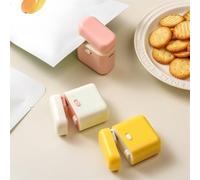 BEAZOOM Sigillante portatile ricaricabile per sacchetti con striscia magnetica, termosaldatura per chip e snack, strumento compatto per la freschezza degli alimenti, rosa