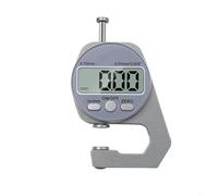 BEAZOOM Spessimetro digitale in lega di alluminio 0-10 mm, micrometro elettronico con 3 teste in acciaio inossidabile per metallo sottile e tessuto (capelli corti)