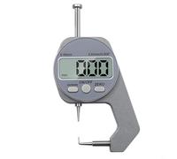 BEAZOOM Spessimetro digitale in lega di alluminio, 0-10 mm, micrometro elettronico con 3 teste in acciaio inossidabile per metallo sottile e tessuto (gomito)