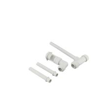 BEAZOOM Spruzzatore a cascata regolabile per piscina, per doppio ugello spray per piscine interrate e fuori terra, facile da installare, in PVC, bianco