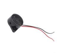 BEAZOOM Suono continuo Buzzer elettronico DC 3-24V 100dB allarme suoneria per progetti di cablaggio macchine industriali e pannelli di controllo unità involucro in plastica nera