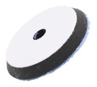 BEAZOOM Tampone in microfibra da 15,2 cm per dettagli automobilistici, disco lucidante blu di alta qualità per correzione sicura della vernice e applicazione della cera