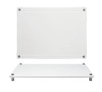 BEAZOOM Tappetino scolapiatti in diatomite per cucina, 30 x 40 cm, assorbente con superficie in terra di diatomee ad asciugatura rapida, bianco