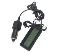 BEAZOOM Termometro digitale per auto, con display a doppia temperatura per esterni, display LCD di facile lettura, 12 V, 12 V, preciso e stabile, per auto da 12 V
