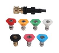 BEAZOOM Ugello adattatore per idropulitrice per vaso in schiuma, connettore rapido 1/4, ottone e plastica, 3500 PSI per artigiano per campione per vax Set di strumenti per la pulizia dell'acqua calda