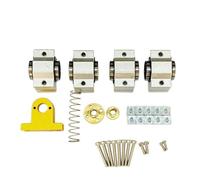 BEAZOOM X- Kit di aggiornamento per CNC 3018 per Pro Router, Linear Motion Set con cuscinetti SCS12VUU o SCV10VUU, dadi a vite T8 e hardware