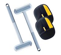 Beazzy Spazzola Togli Peli Animali 5 in 1, Rimuovi Peli da Divani, Tappeti, Vestiti e Mobili, Spazzola per Gatti e Cani con Rullo Autopulente, Pet Hair Remover Riutilizzabile Rotolo di Pelucchi (6)