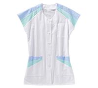 Beb dreambase-settore sanitario - Seersucker - bianco/azzurro/Verde Menta