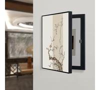 BEBANE Copertura decorativa per quadro elettrico, scatola interruttore del contatore a ribalta, copertura rimovibile per quadro elettrico, decorata con motivi floreali(C,50 * 60cm/19.7 * 23.6in)